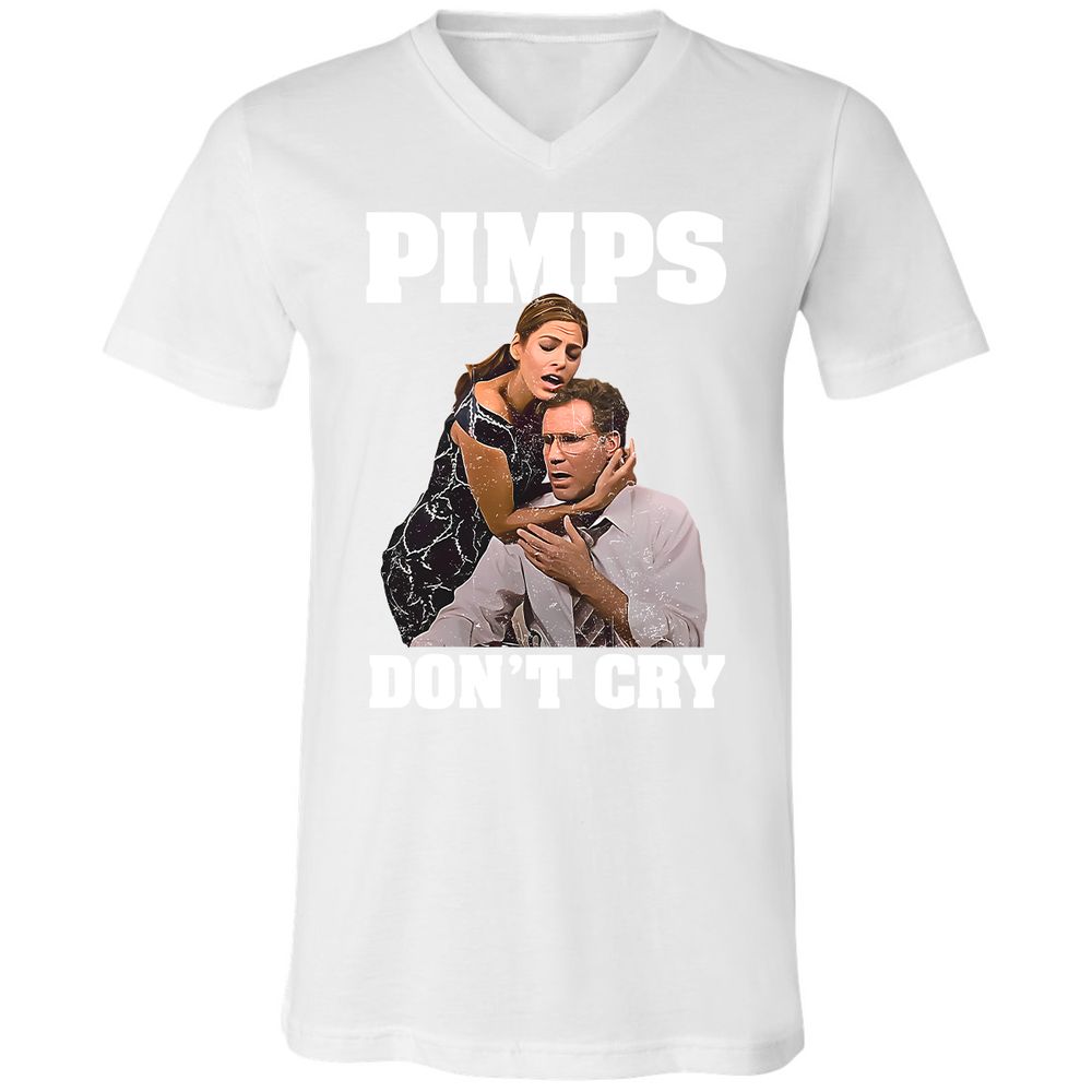 Unisex V-Neck T-Shirt - 4FVB2VGW - White - 5