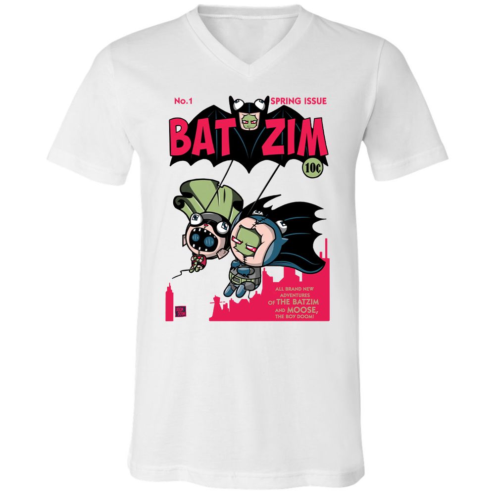Unisex V-Neck T-Shirt - 1W3BT54W - White - 5