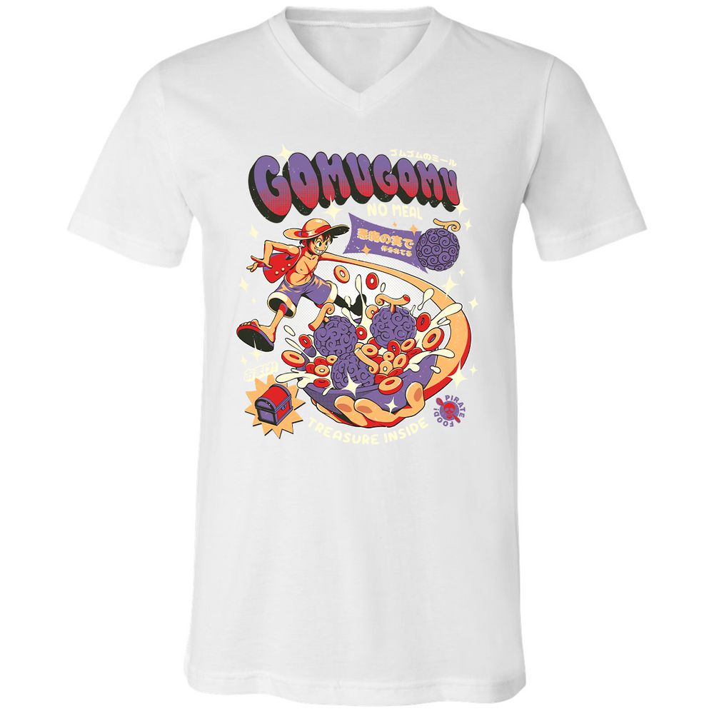 Unisex V-Neck T-Shirt - J5B5RUSE - White - 5