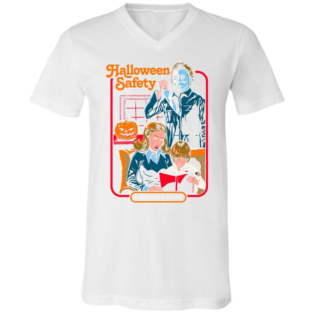 Unisex V-Neck T-Shirt - MFZVLC44 - White - 5