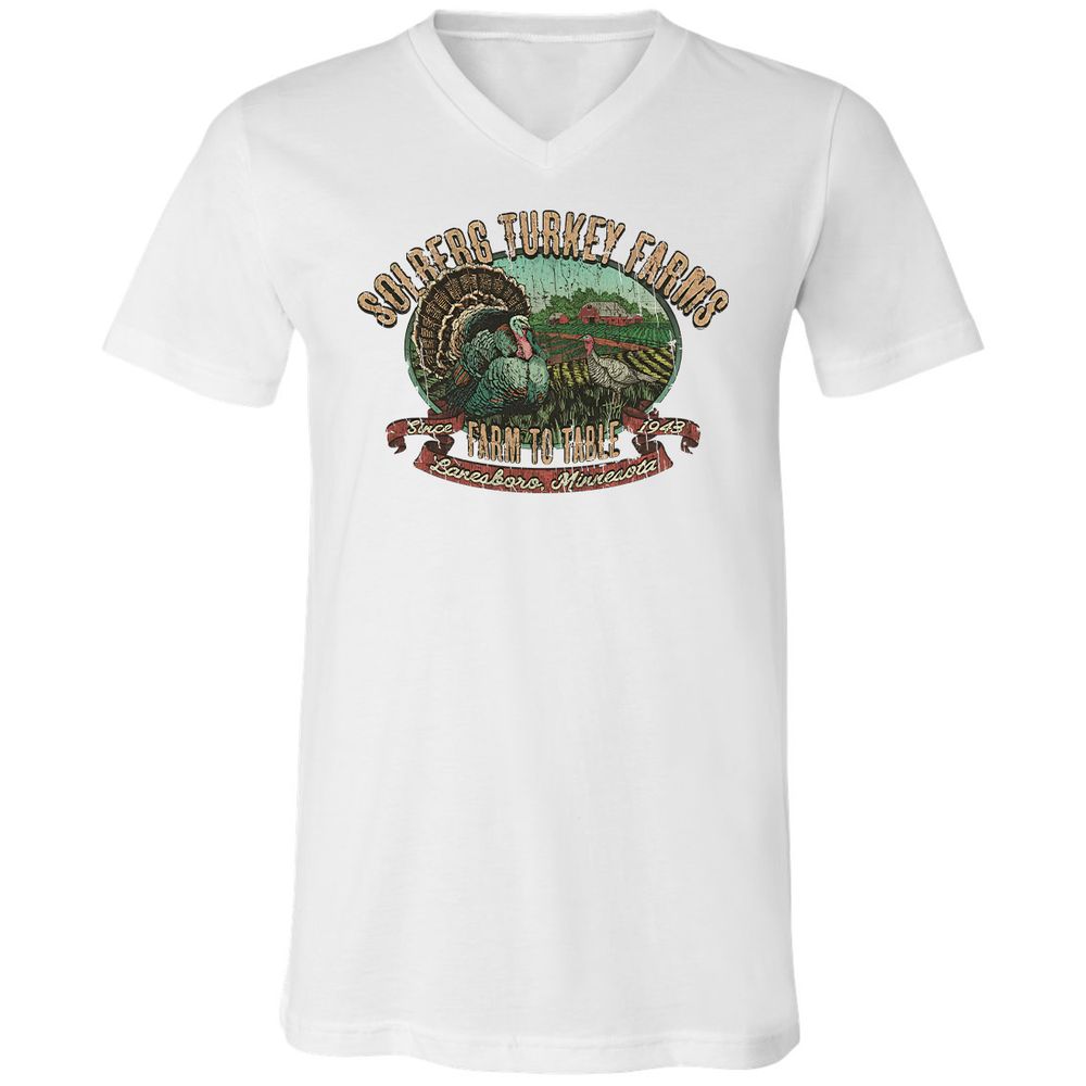 Vintage Turkey Farm Thanksgiving - White - 5