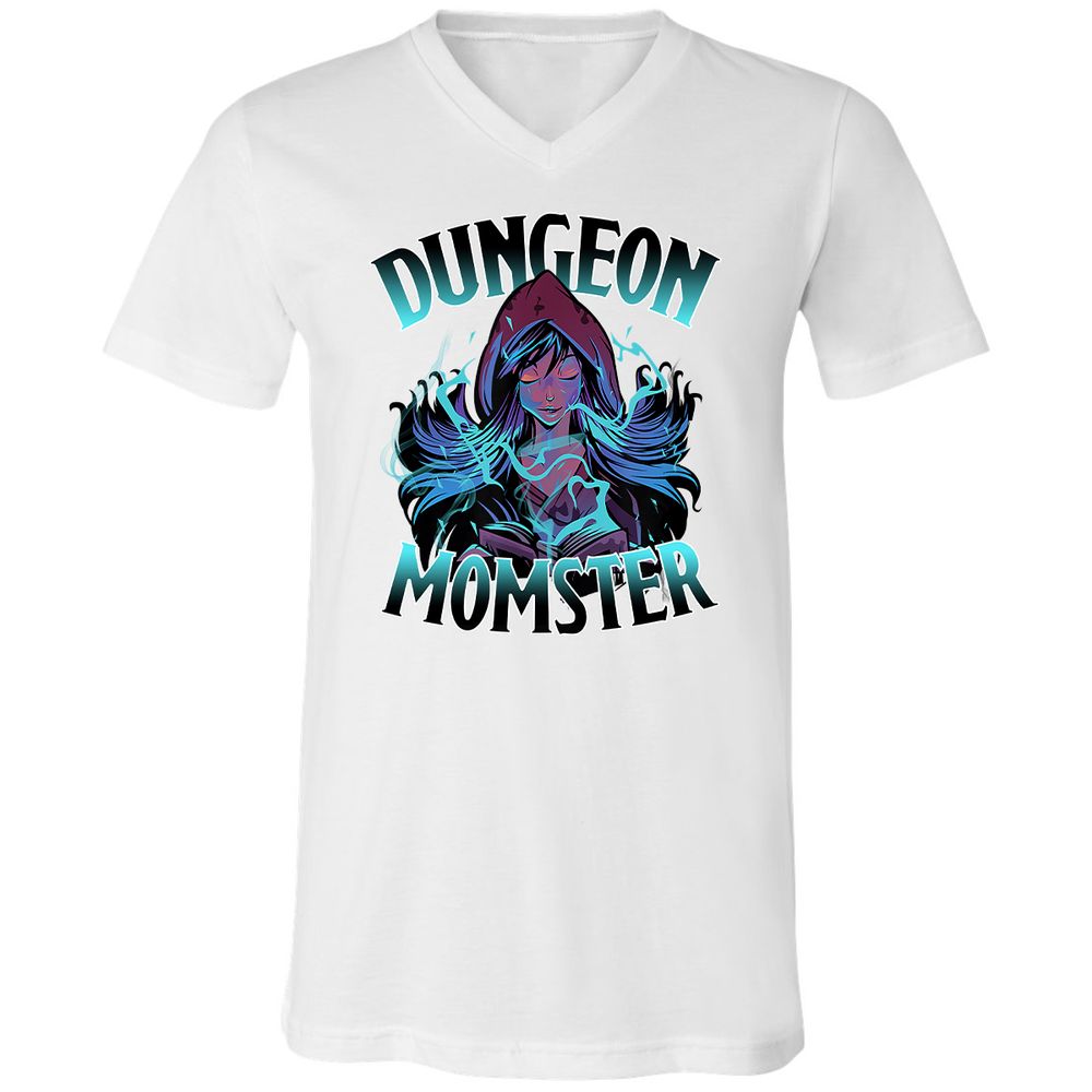 Unisex V-Neck T-Shirt - U9Q5MYSR - White - 5