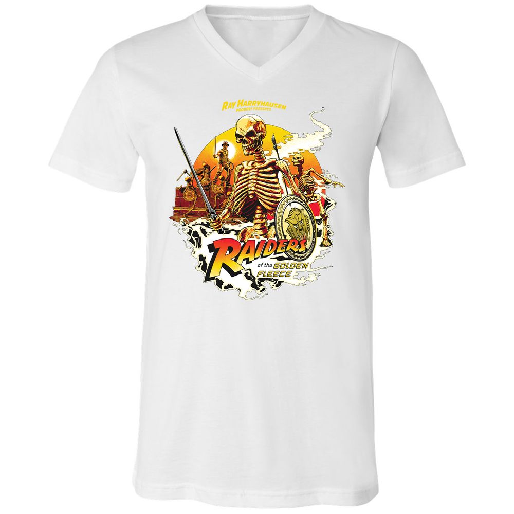Unisex V-Neck T-Shirt - W55S8R8G - White - 5