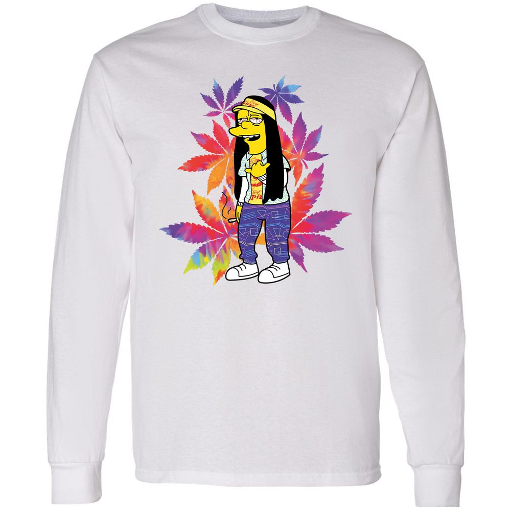 Long Sleeve T-Shirt - 5V6NKQSP - White - 5