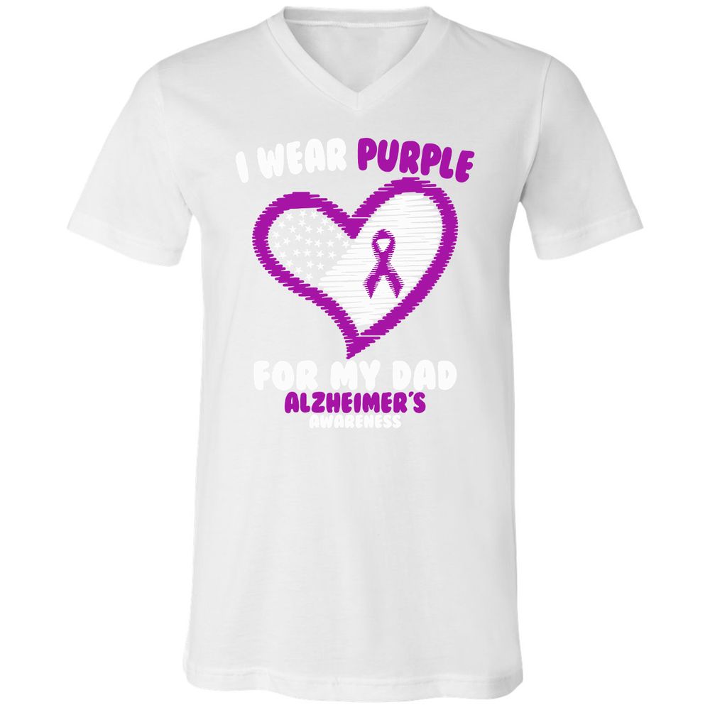 Unisex V-Neck T-Shirt - ZUBGE51U - White - 5