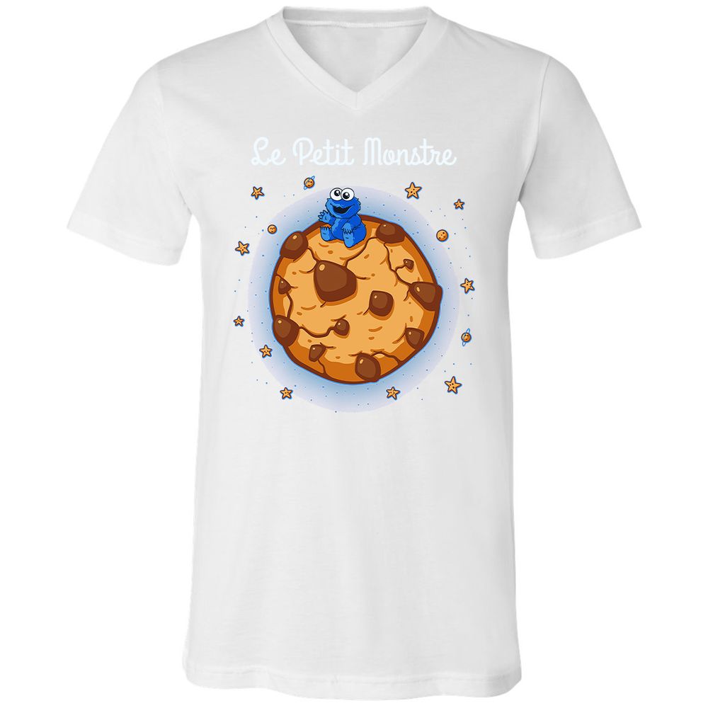 Unisex V-Neck T-Shirt - EZ3VNJAF - White - 5
