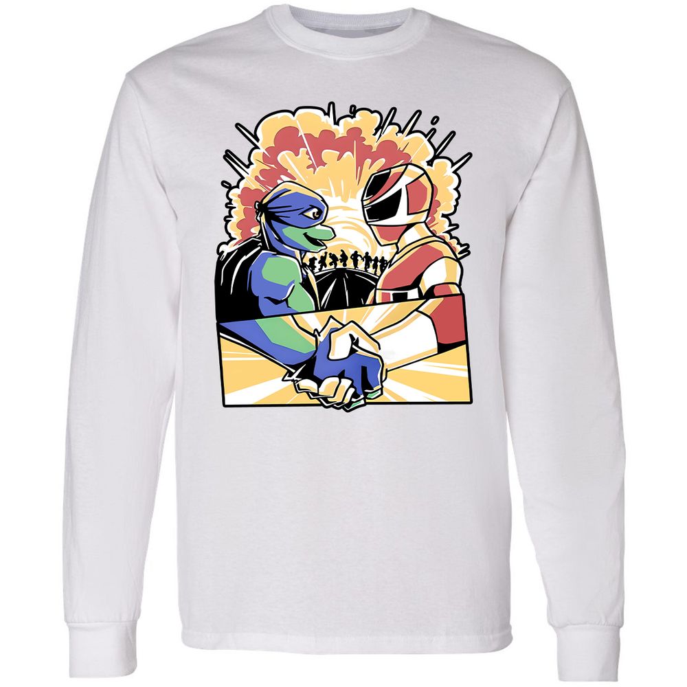 Long Sleeve T-Shirt - QM3DBSD3 - White - 5