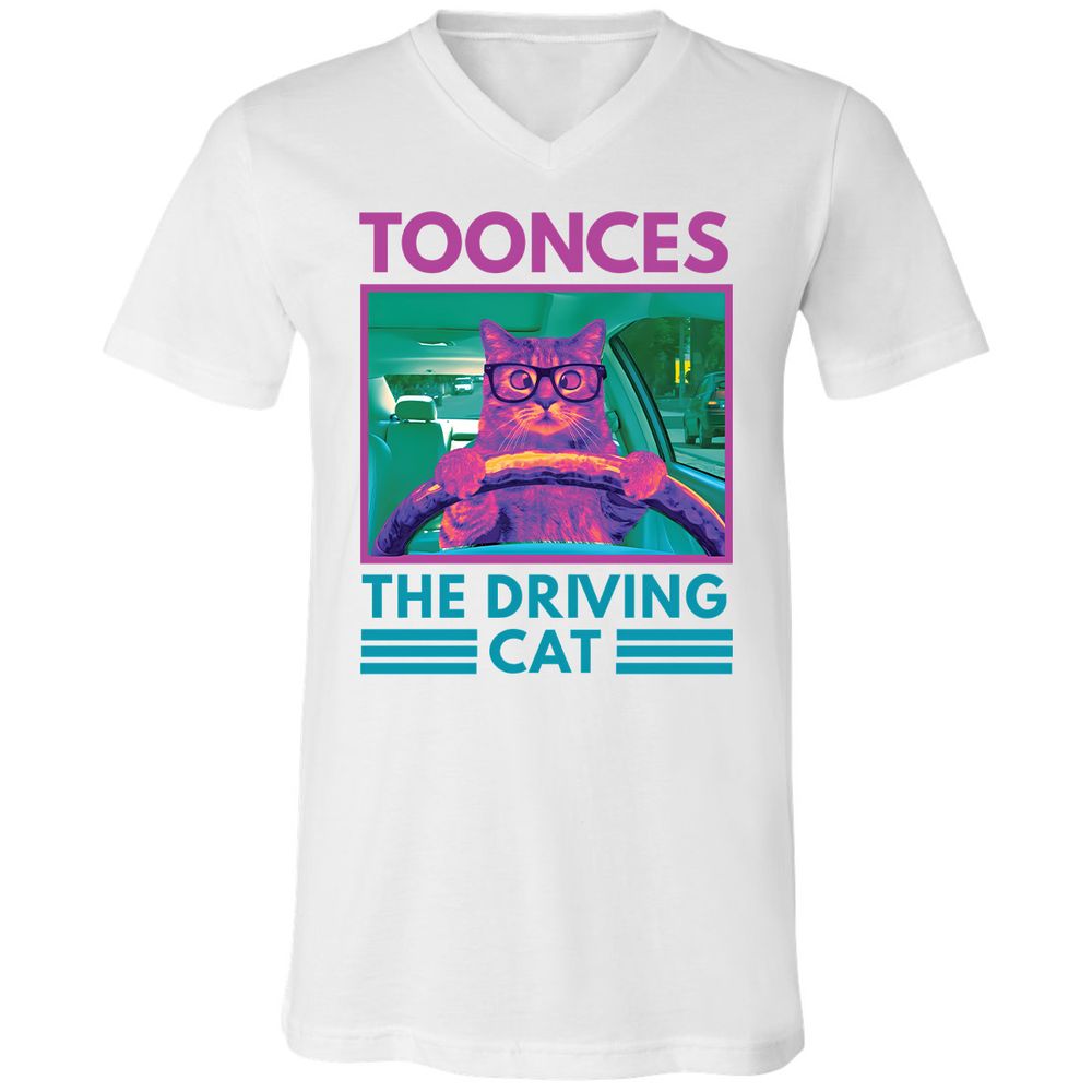 The Driving Cat - White - 5