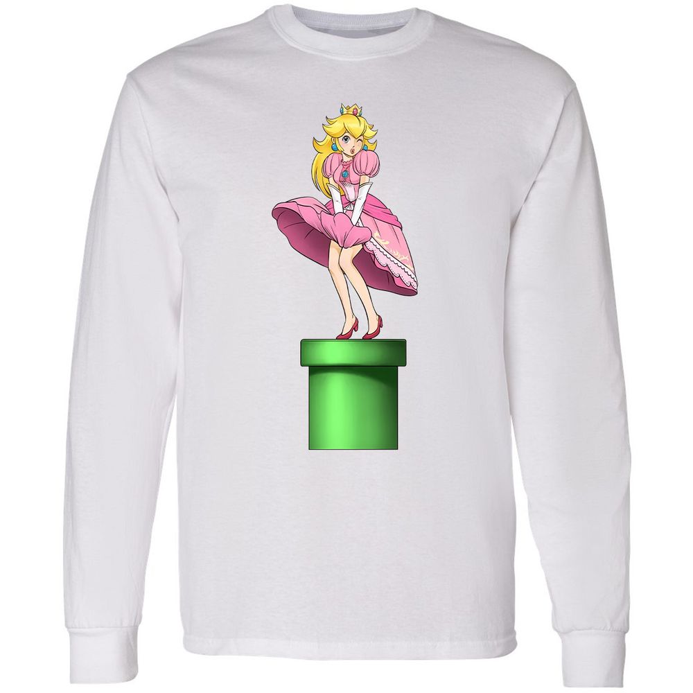 Long Sleeve T-Shirt - 2B43CEQT - White - 5