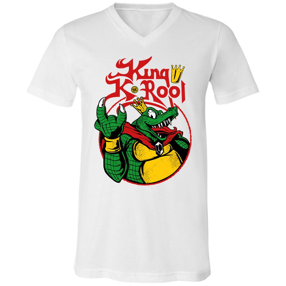 Unisex V-Neck T-Shirt - D4M16Y6M - White - 5