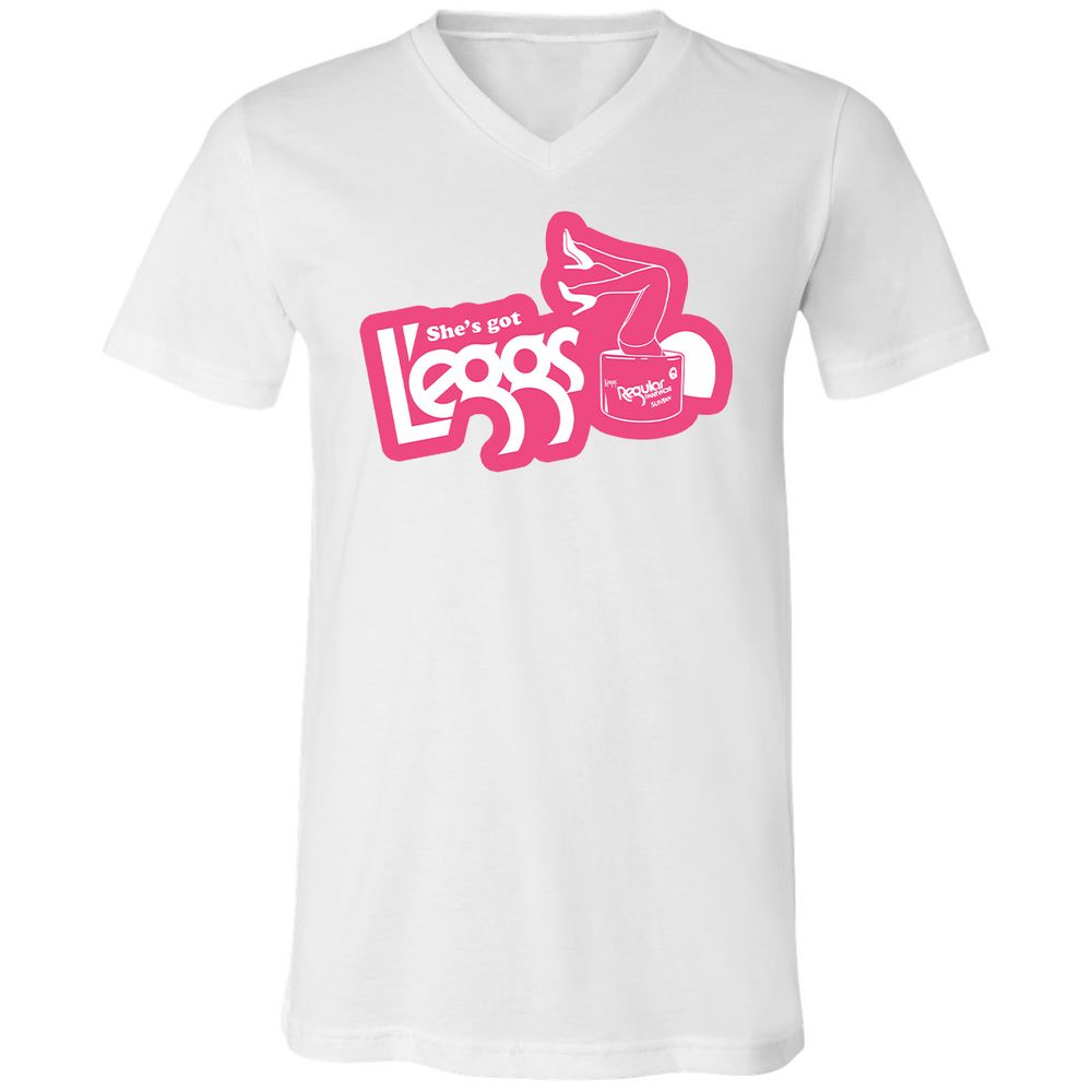 Unisex V-Neck T-Shirt - 6LR8ZKR5 - White - 5