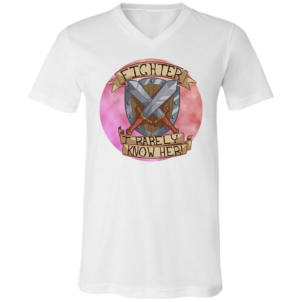 Unisex V-Neck T-Shirt - 51ZQAJCB - White - 5