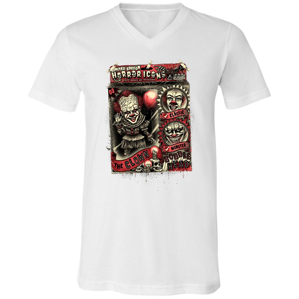 Unisex V-Neck T-Shirt - HRU19LE3 - White - 5