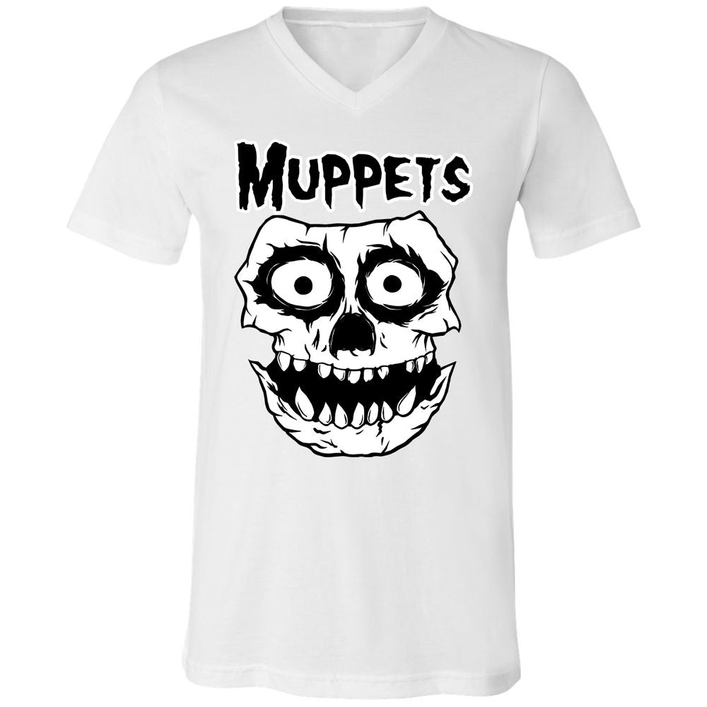 Unisex V-Neck T-Shirt - DCQUZY1C - White - 5