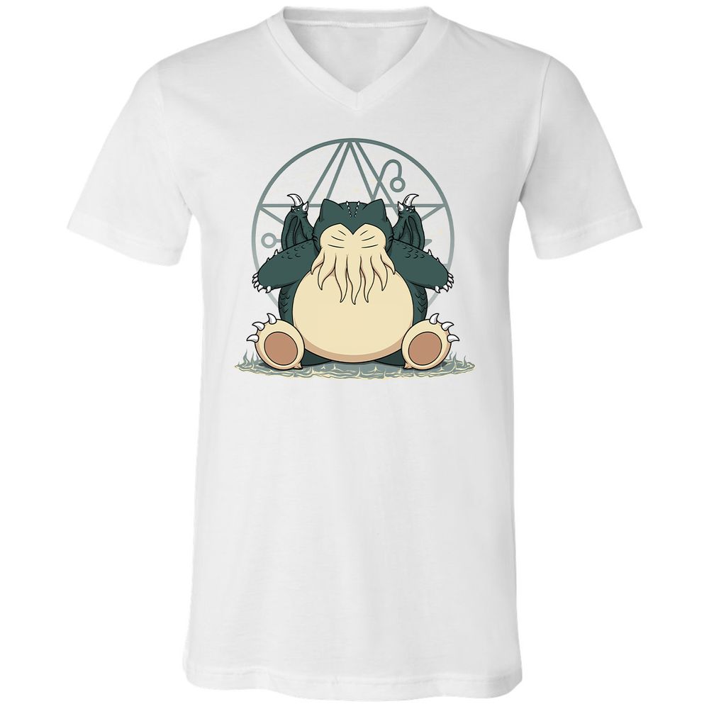 Unisex V-Neck T-Shirt - JVD1WJFV - White - 5