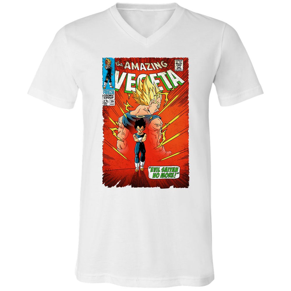 Unisex V-Neck T-Shirt - EADN7WRR - White - 5
