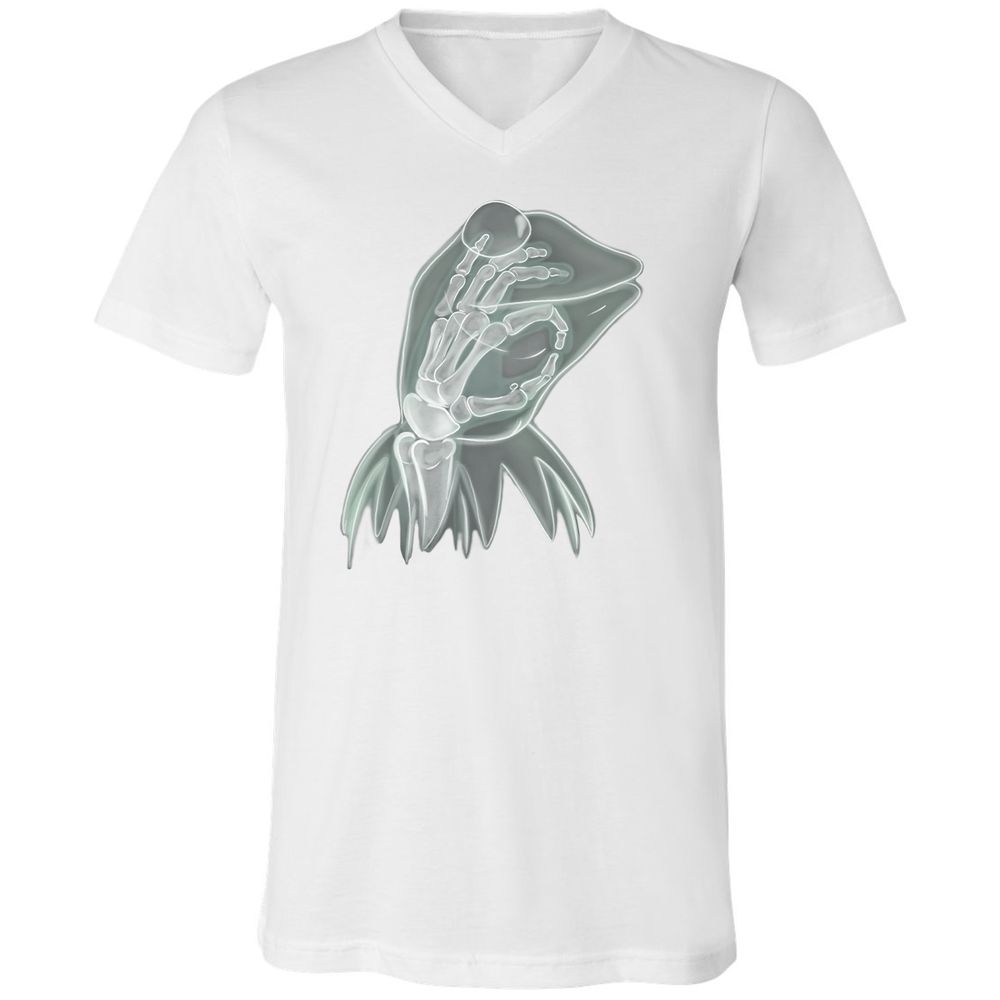 Unisex V-Neck T-Shirt - Z2Z55139 - White - 5