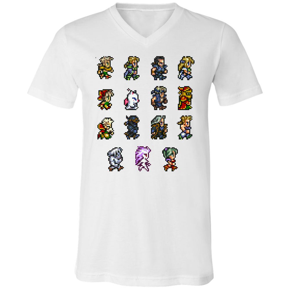 Unisex V-Neck T-Shirt - GWHGG4S7 - White - 5