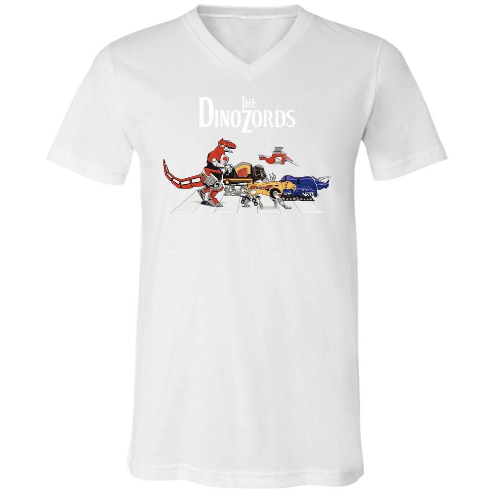 Unisex V-Neck T-Shirt - R5CUXNZS - White - 5
