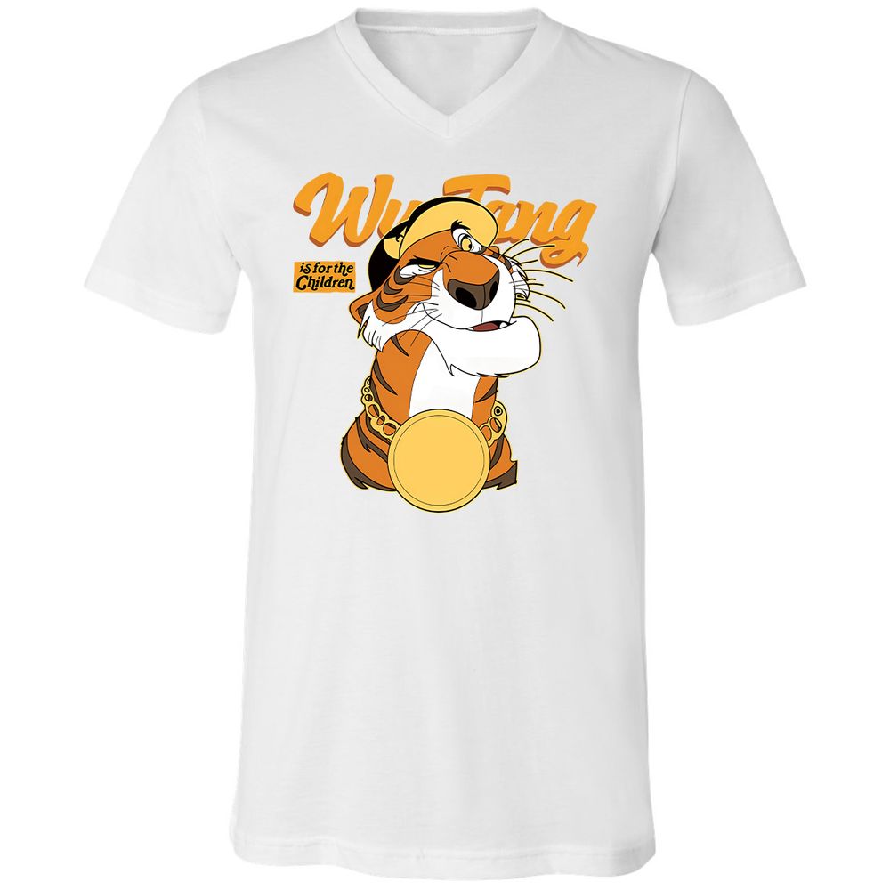 Unisex V-Neck T-Shirt - X3W12NF6 - White - 5