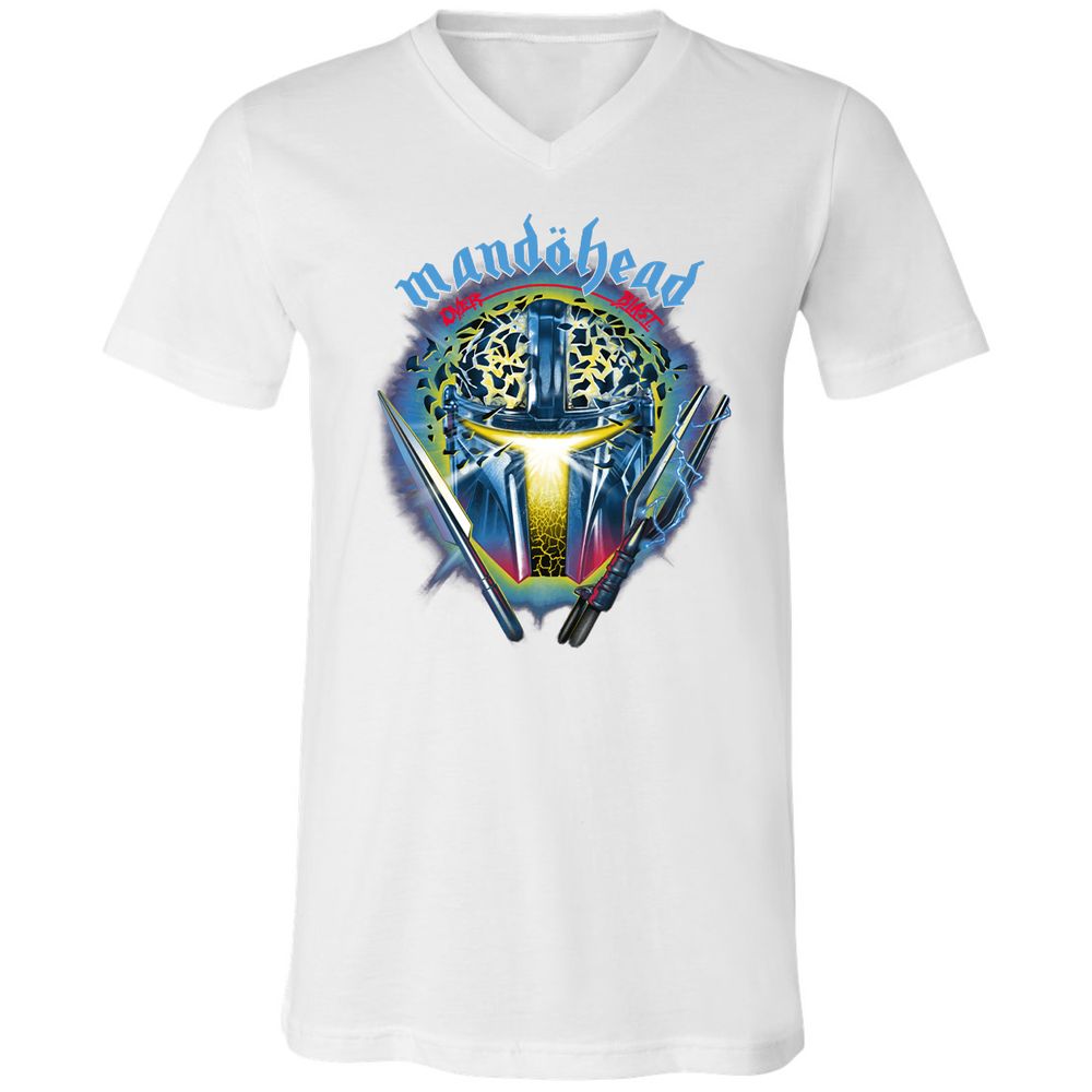 Unisex V-Neck T-Shirt - RM5U8C41 - White - 5
