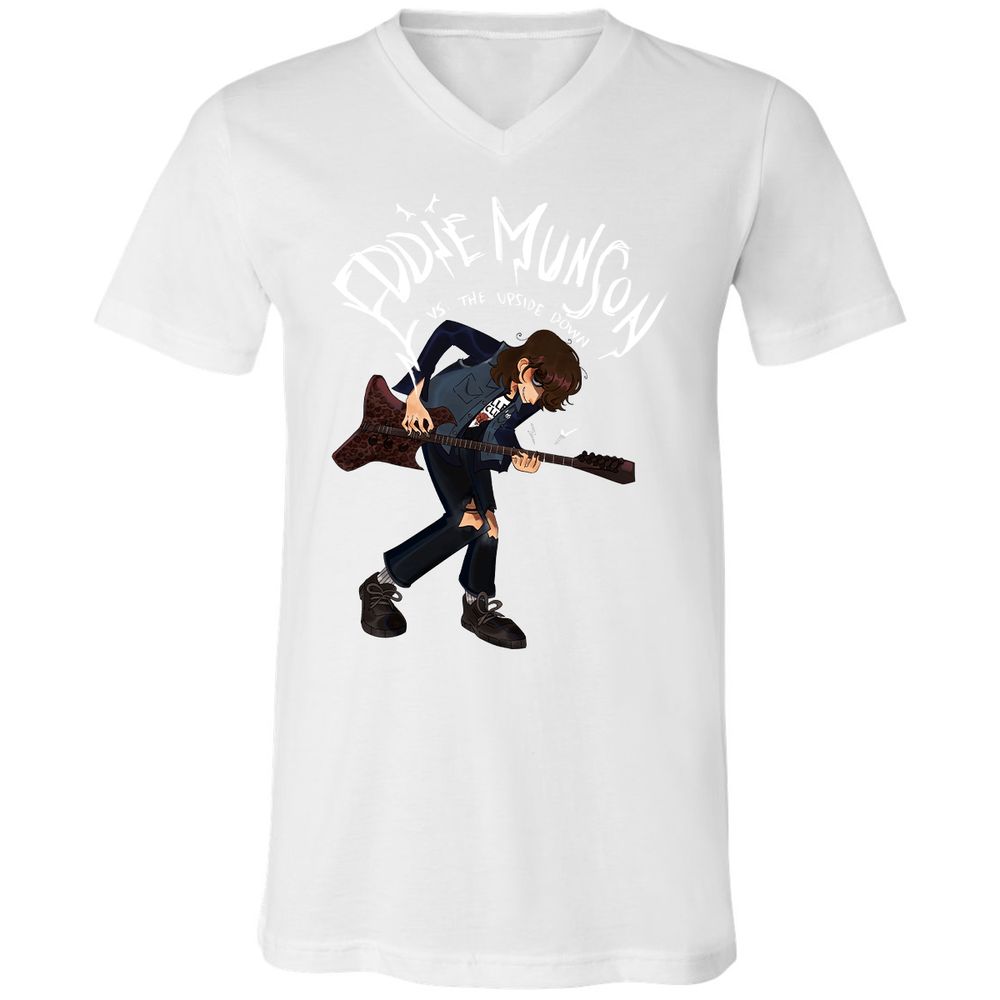 Unisex V-Neck T-Shirt - MAWNN1PX - White - 5