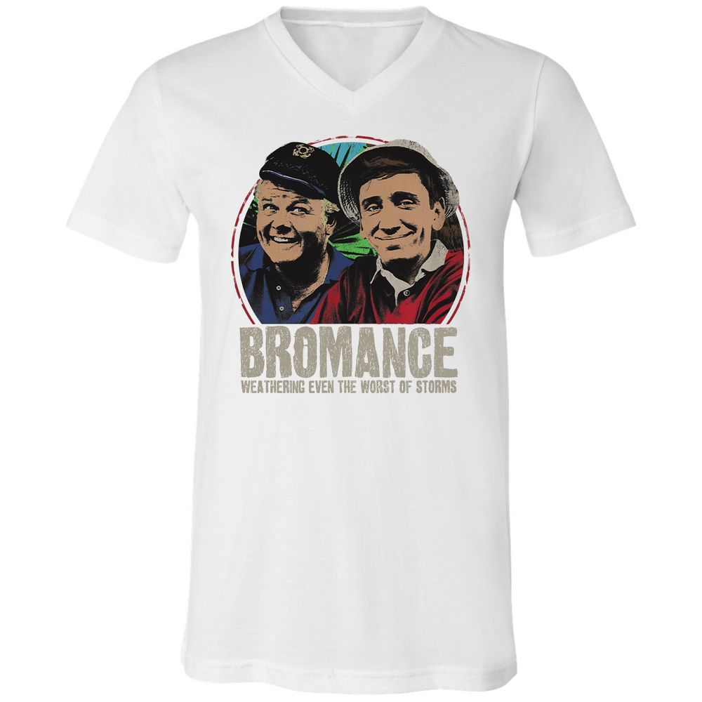 Unisex V-Neck T-Shirt - SJT34R4F - White - 5