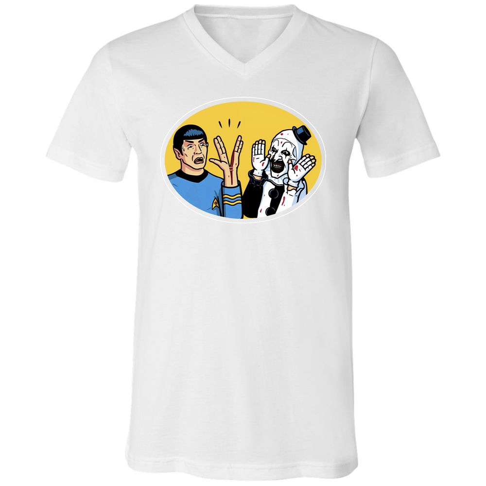 Unisex V-Neck T-Shirt - MRHD17H4 - White - 5