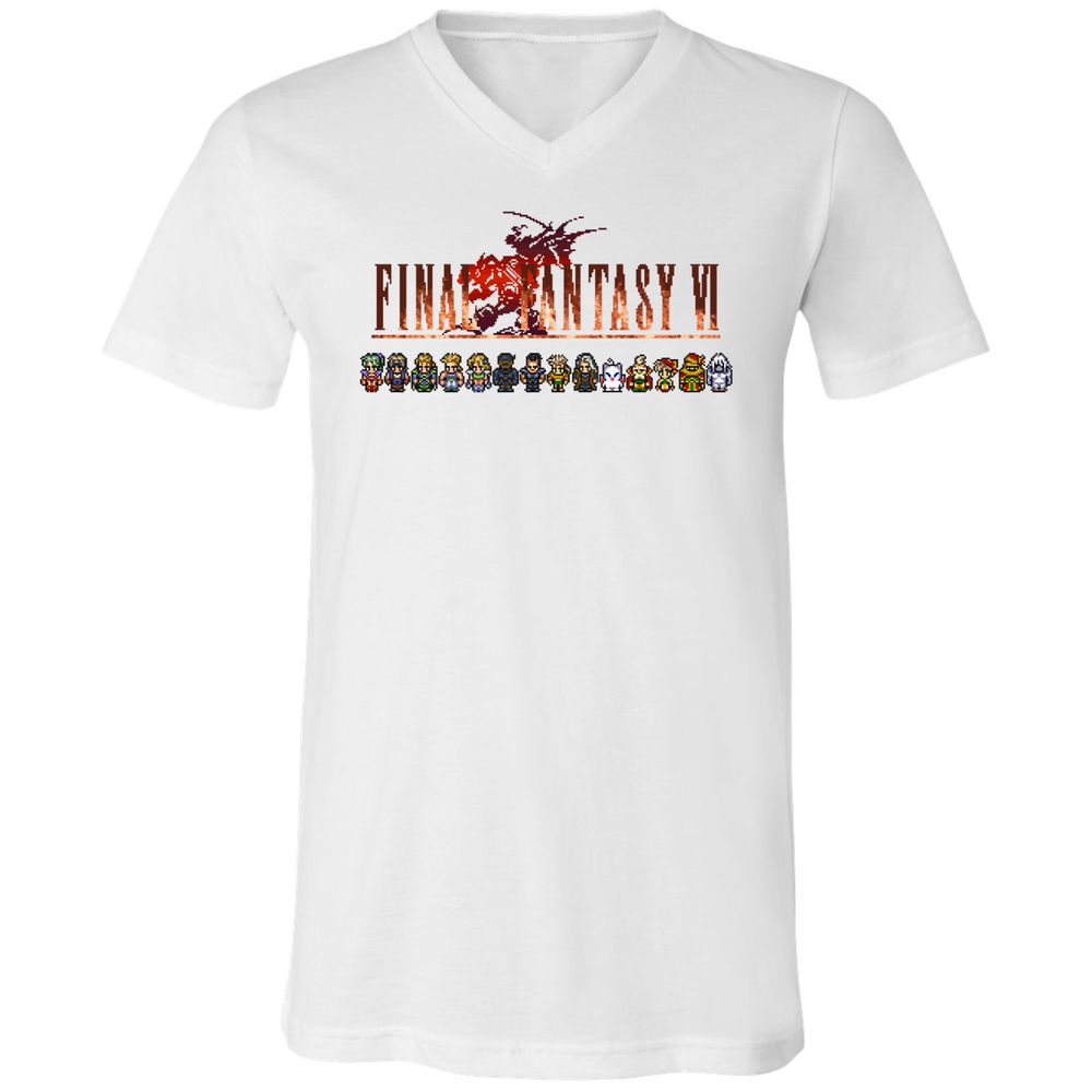 Unisex V-Neck T-Shirt - TE4GHWS2 - White - 5