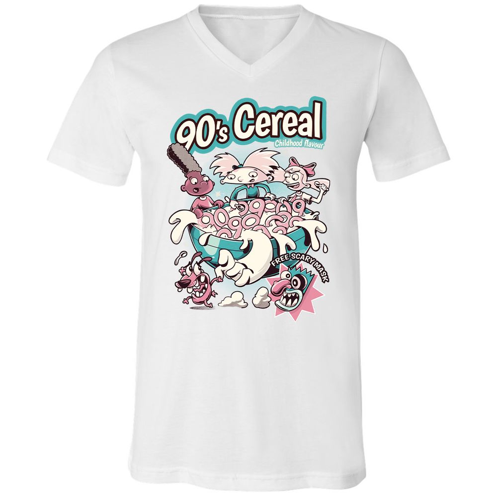 Unisex V-Neck T-Shirt - DPVATJP6 - White - 5