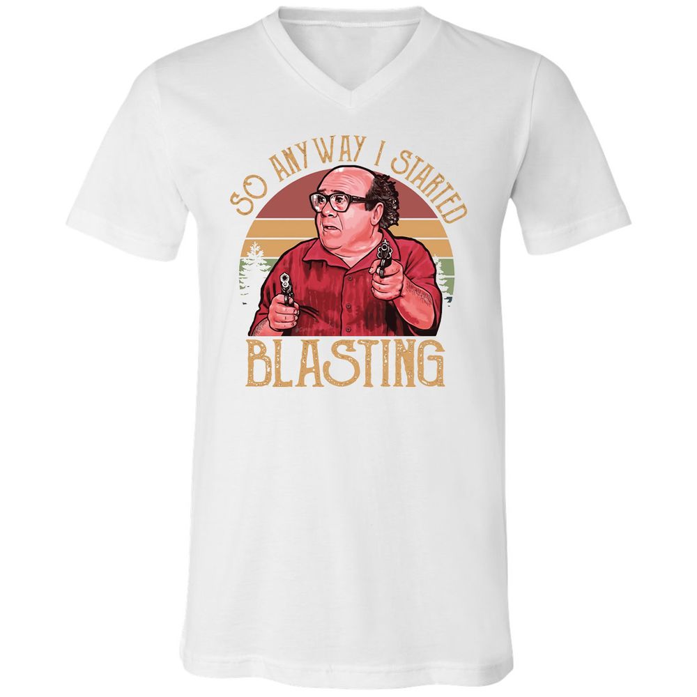 Unisex V-Neck T-Shirt - GW1T7WXJ - White - 5