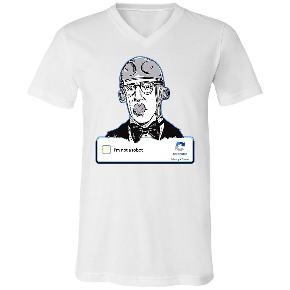 Unisex V-Neck T-Shirt - K7XXTE79 - White - 5