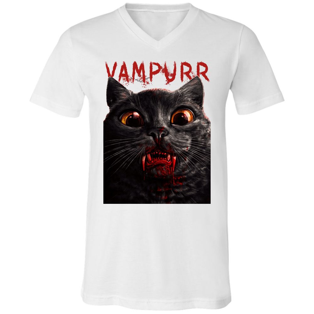 Unisex V-Neck T-Shirt - N7A8A96D - White - 5