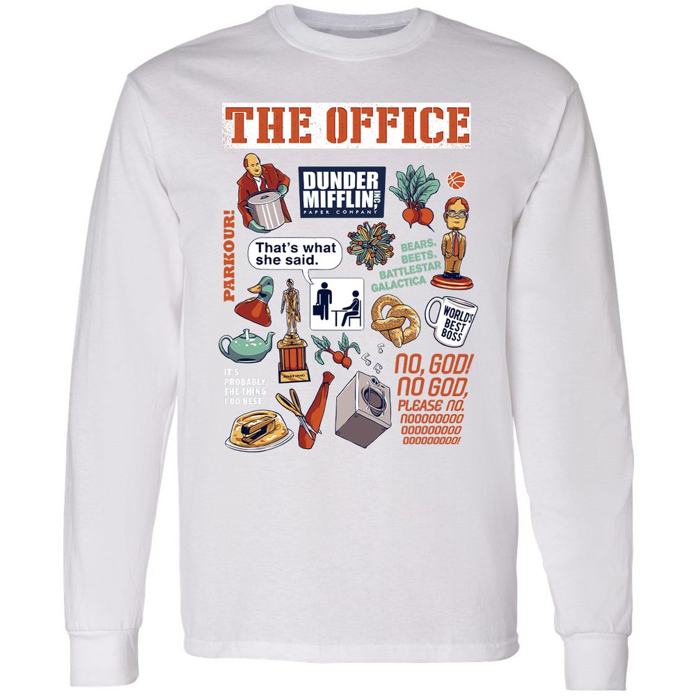 Long Sleeve T-Shirt - G45W1NKZ - White - 5