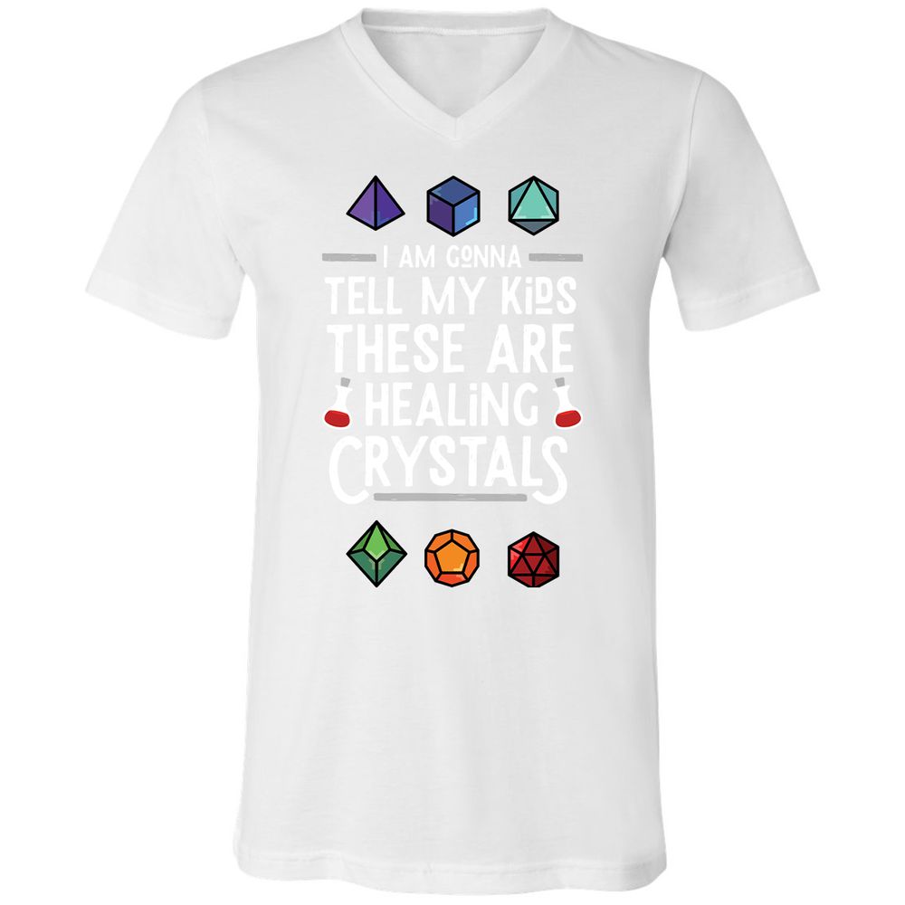 Unisex V-Neck T-Shirt - GS5M3SJN - White - 5