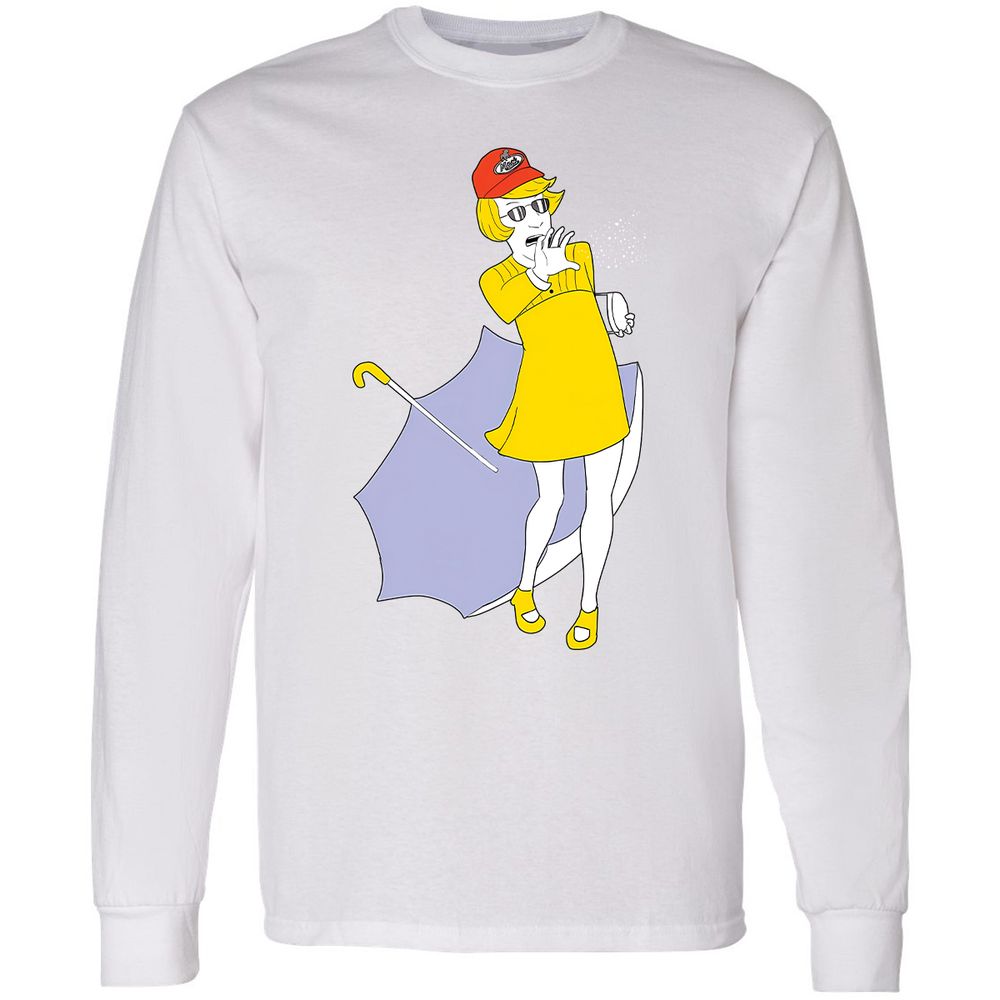 Long Sleeve T-Shirt - BBJX6QD9 - White - 5