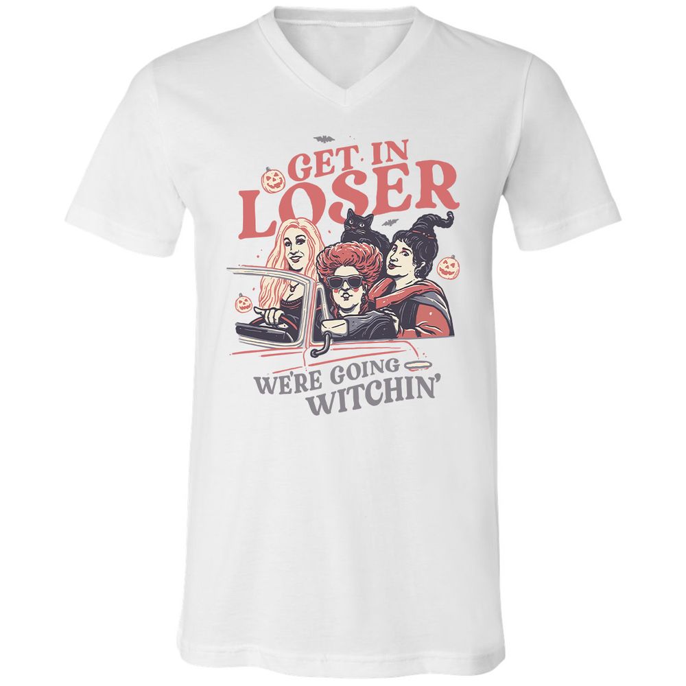 Unisex V-Neck T-Shirt - L7RGBHWS - White - 5