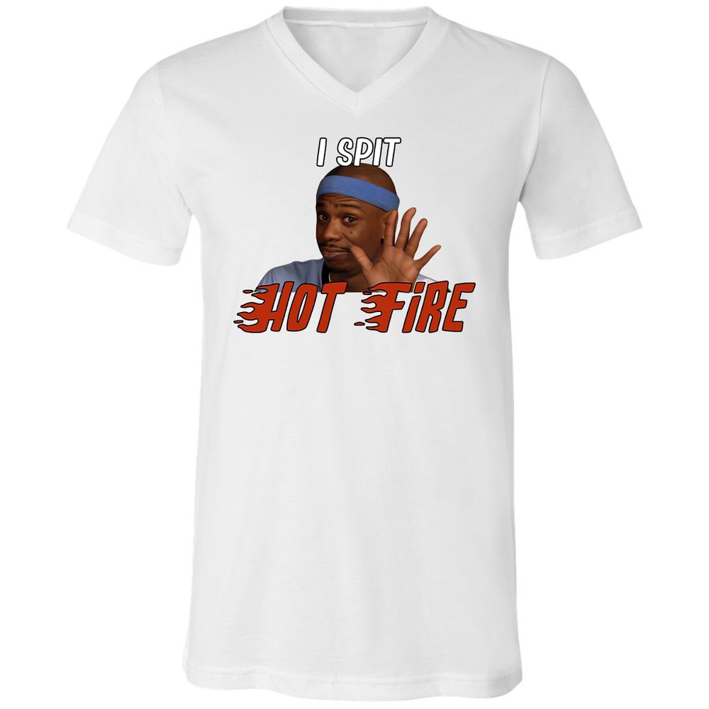 Unisex V-Neck T-Shirt - VY42XSB9 - White - 5