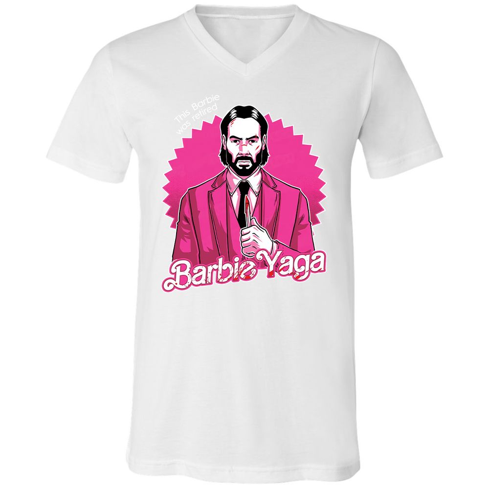 Unisex V-Neck T-Shirt - KEVDZ3J6 - White - 5