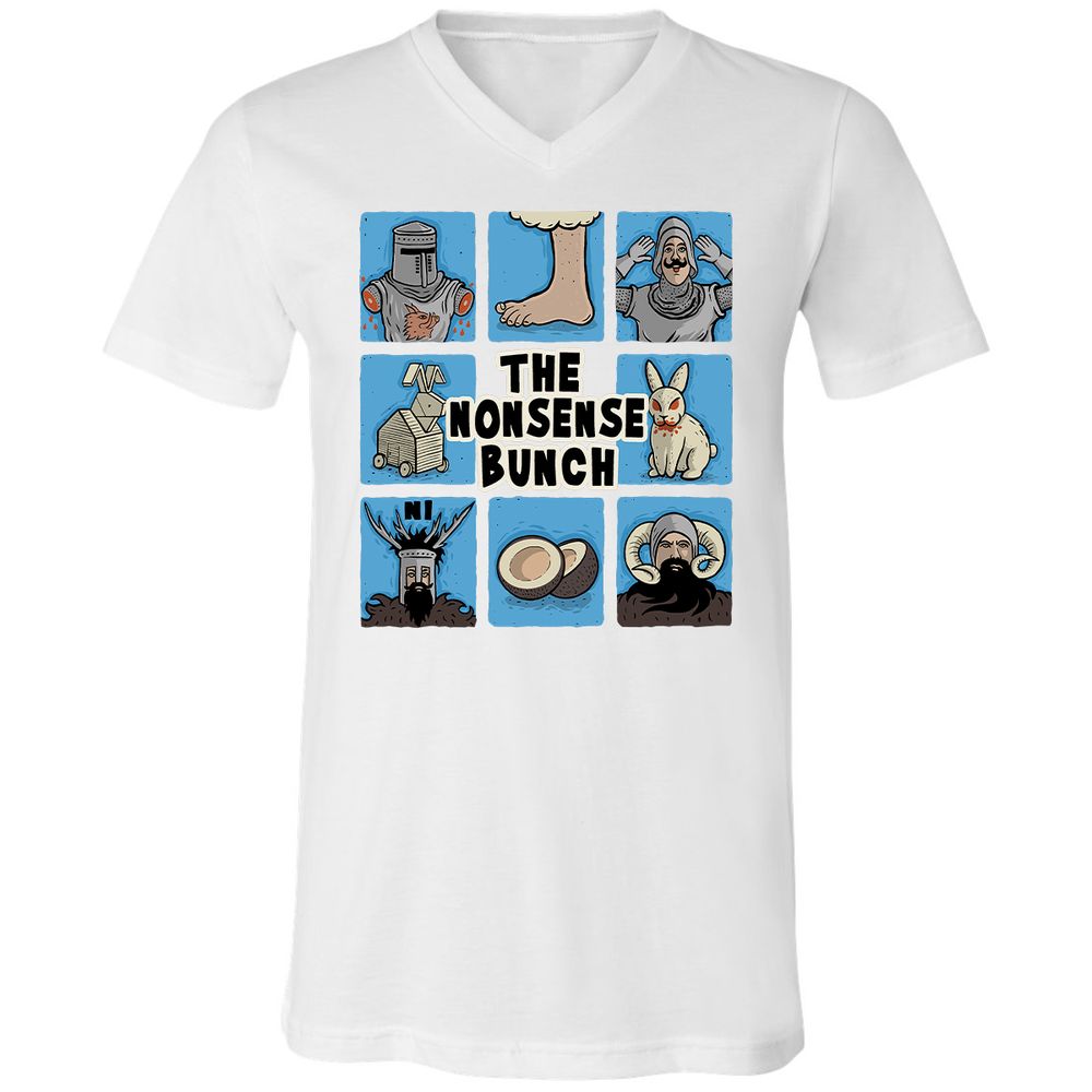 Unisex V-Neck T-Shirt - FSATAL3G - White - 5