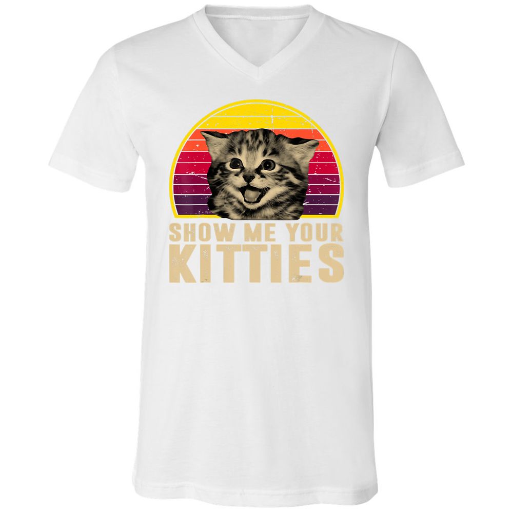 Unisex V-Neck T-Shirt - JMA35AVP - White - 5