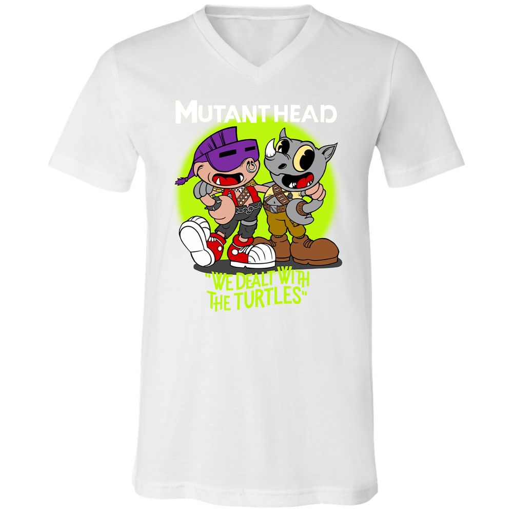 Unisex V-Neck T-Shirt - FA8LTXUK - White - 5