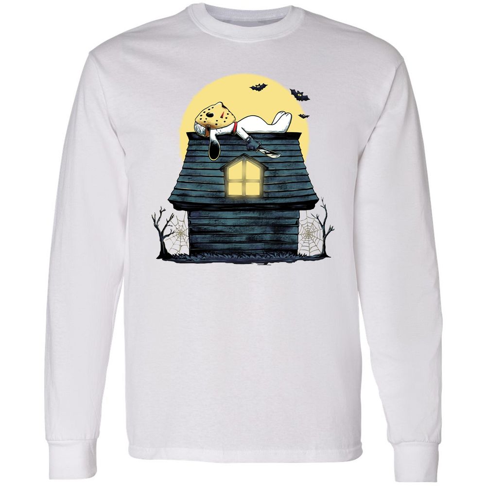 Long Sleeve T-Shirt - CFBQMQJG - White - 5