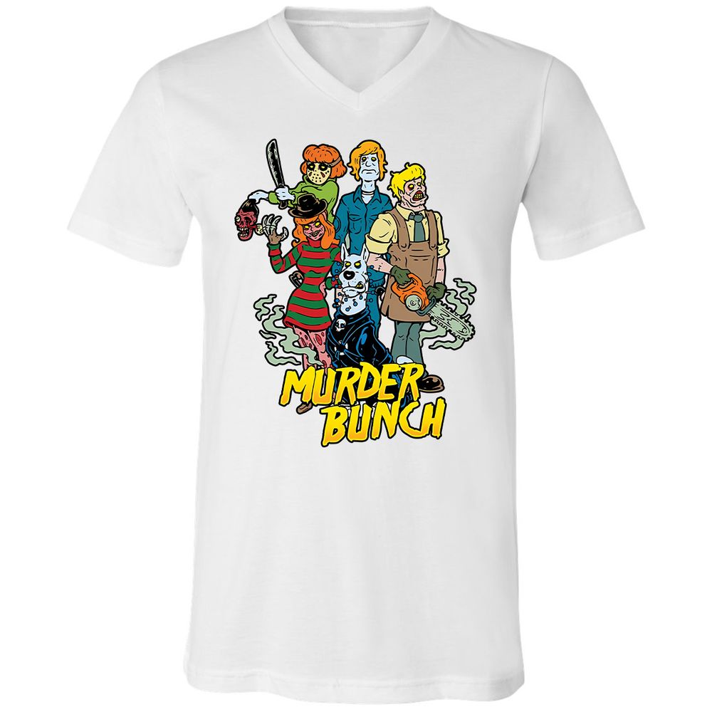 Unisex V-Neck T-Shirt - XA9ZAFZL - White - 5