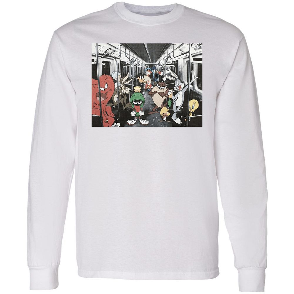 Long Sleeve T-Shirt - 435VERFD - White - 5