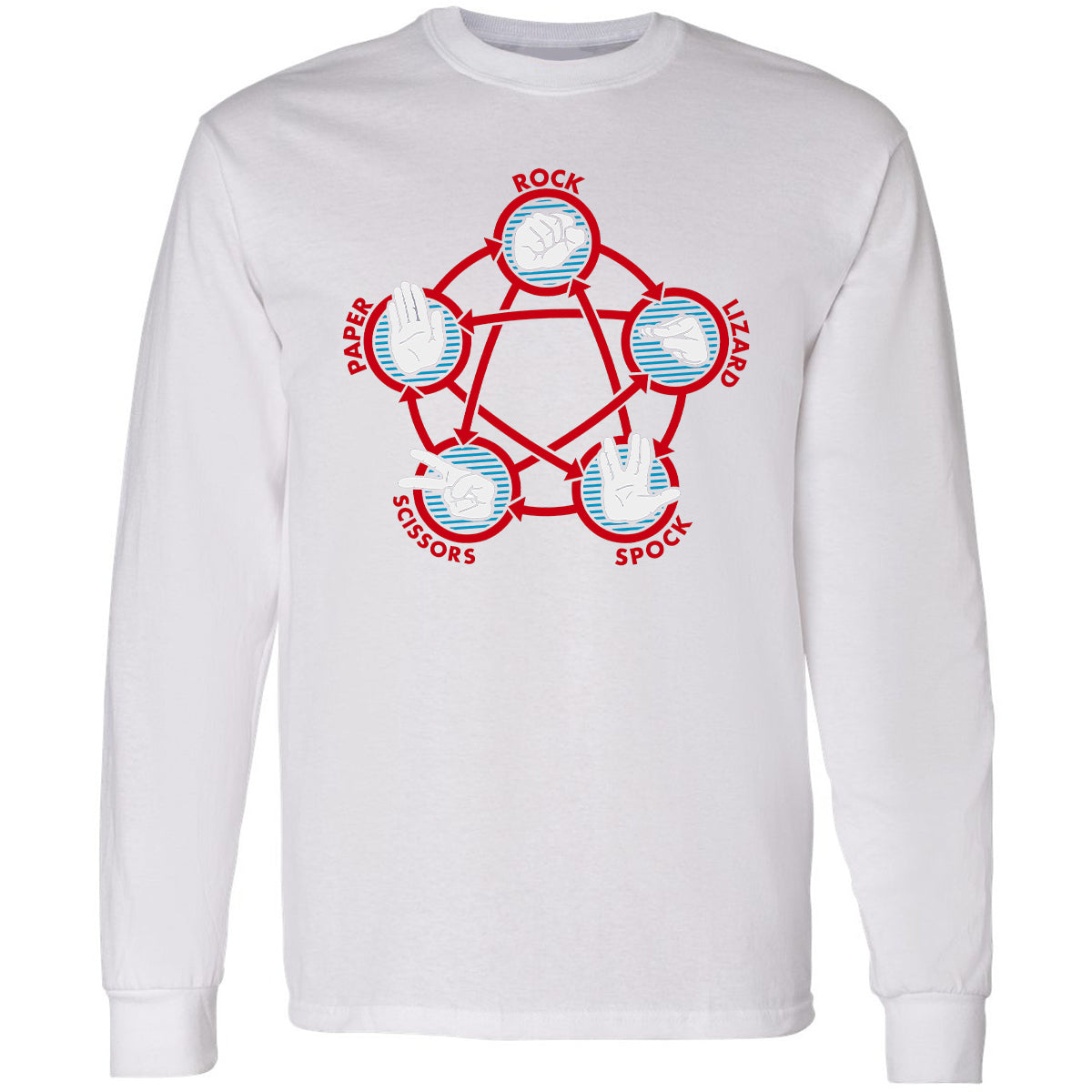 Long Sleeve T-Shirt - V8UTT6SY - White - 5