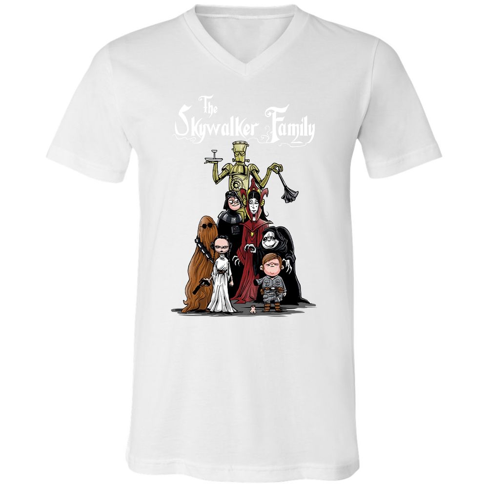 Unisex V-Neck T-Shirt - G32X6R1R - White - 5