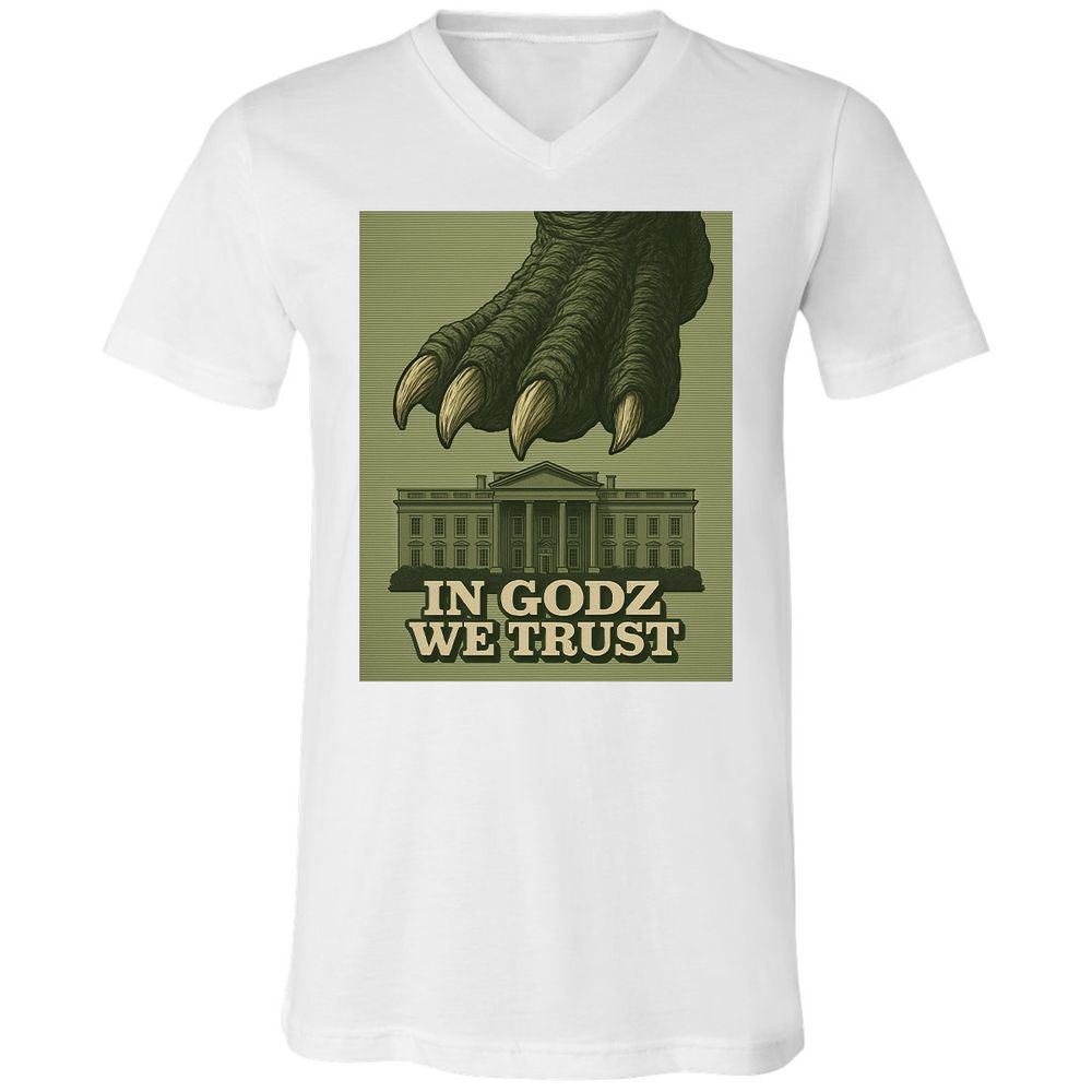 Unisex V-Neck T-Shirt - NJMADRS8 - White - 5