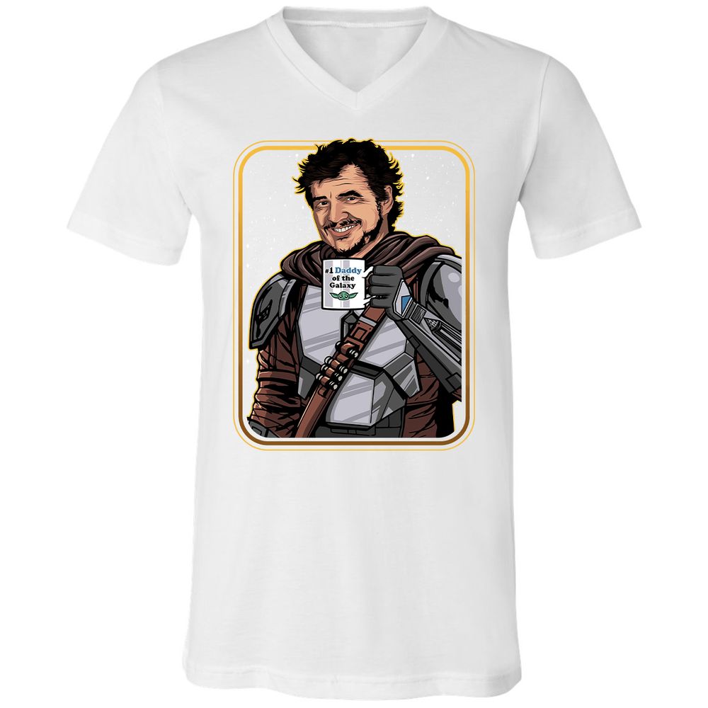 Unisex V-Neck T-Shirt - MGHKXFPU - White - 5