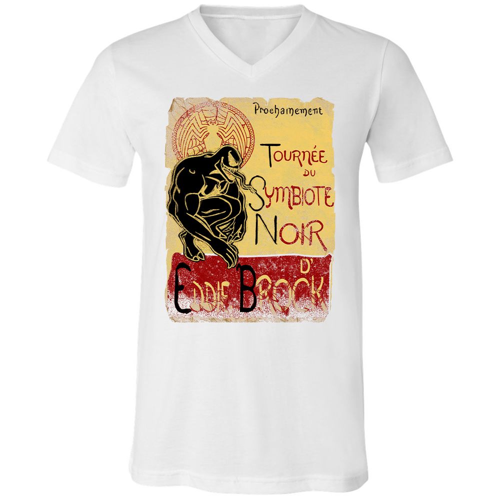 Unisex V-Neck T-Shirt - DLBVN3BX - White - 5